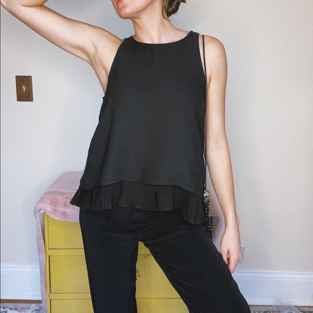 Abercrombie & Fitch Sheer Black Top